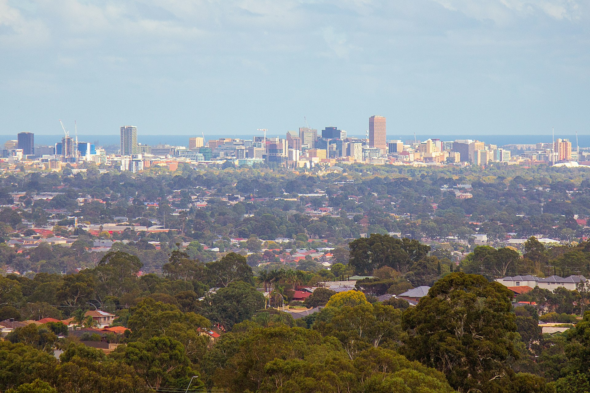 Adelaide city skyline representing local handyman and property maintenance coverage