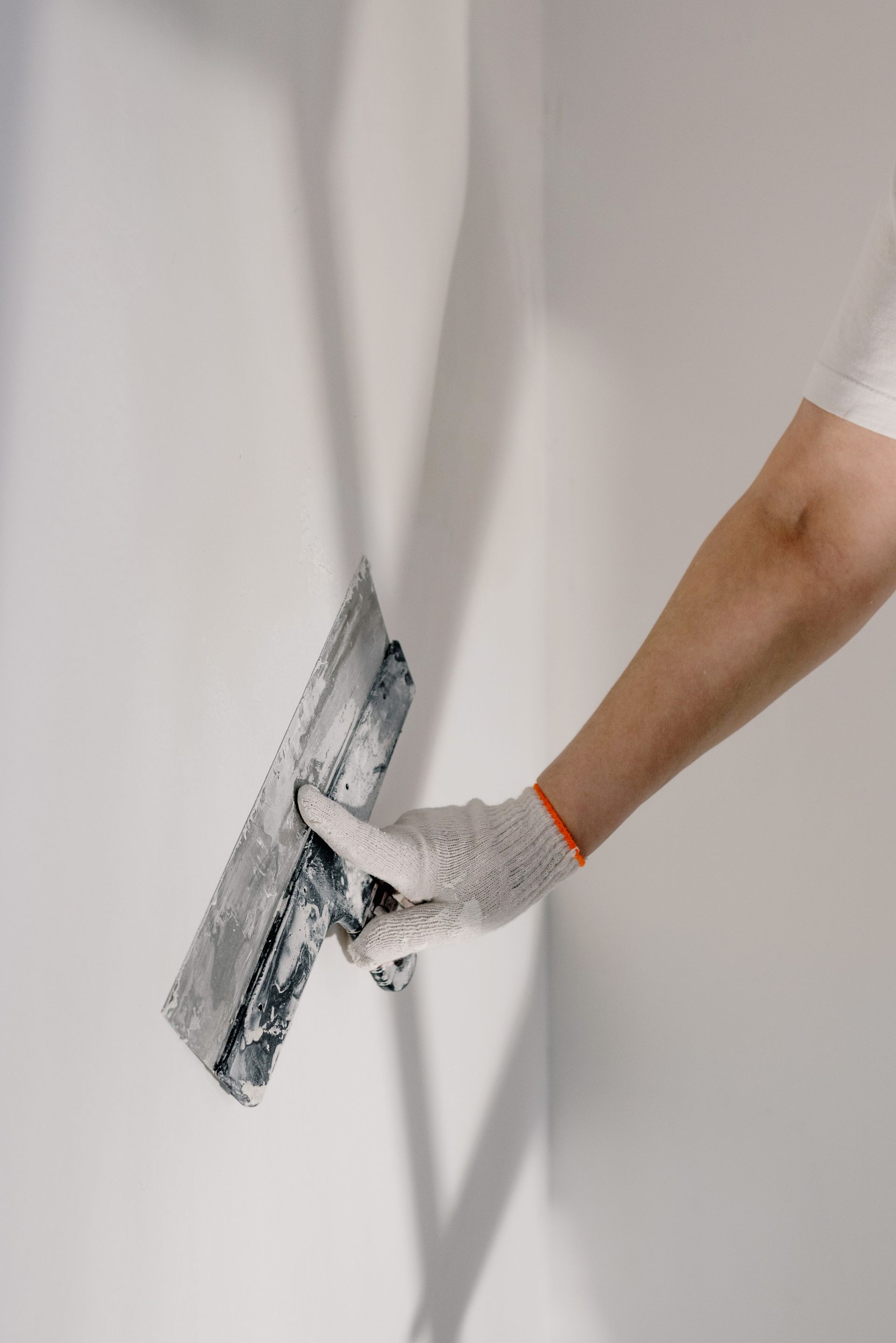 Plastering and wall finishing work for home repairs and renovations
